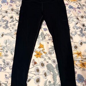 SOLD - WOOLX Piper Pocket Leggings - Medium, Black Petite